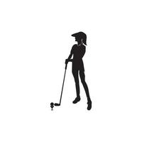 golf ikon vektor illustration logotyp mall