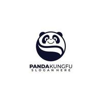 panda symbol logotyp design illustration vektor