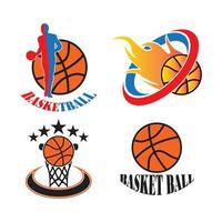 Basketballkorb-Symbol-Vektor-Illustration-Logo-Vorlage. vektor