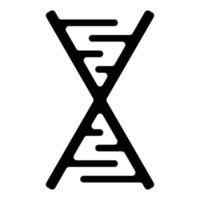 DNA-Logo-Vektor vektor