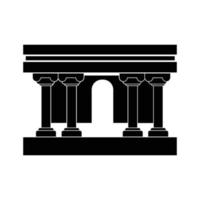 Symbol für Bankgebäude vektor