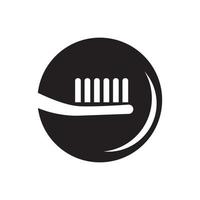 tandborste ikon vektor, fylld platt tecken, fast piktogram isolerat på vit. symbol, logotyp illustration. vektor
