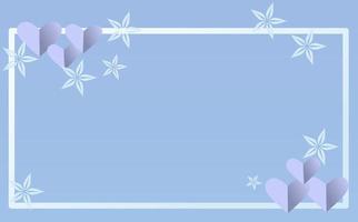Valentinstag Hintergrund. Happy Valentines Day Hintergrunddesign mit romantischen Herzformelementen. Platz für Text. geeignet für Grußkarten, Banner, Poster etc vektor