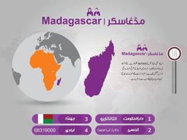 Vektorkarte Infografik. Dia-Präsentation. globales Business-Marketing-Konzept. infografikdaten zum land welttransport. Wirtschaftsstatistik. Welt, Amerika, Afrika, Europa, Asien, Australien, USA vektor