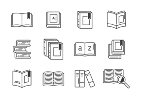 Libro Icons Vektor