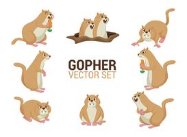 Gopher Cartoons Vektor