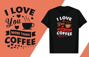 Liebe Typografie Schriftzug Design Liebe Typografie T-Shirt Design Valentinstag Typografie T-Shirt vektor