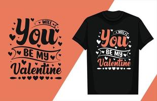 Liebe Typografie Schriftzug Design Liebe Typografie T-Shirt Design Valentinstag Typografie T-Shirt vektor