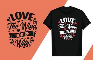 kärlek typografi text design kärlek typografi t-shirt design valentine typografi t-shirt vektor