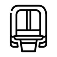 magnetschwebebahn moderner zug eisenbahnlinie symbol vektorillustration vektor