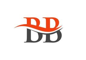 bb verlinktes Logo für Geschäfts- und Firmenidentität. kreativer buchstabe bb logo vektor