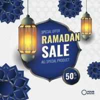 ramadan försäljnings banner vektor