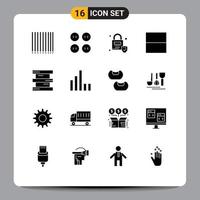 16 kreativ ikoner modern tecken och symboler av signal förbindelse rutnät farlig biologi redigerbar vektor design element