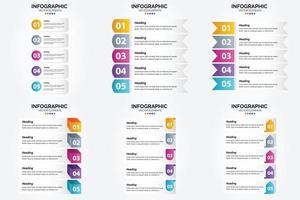 vektor illustration infographics platt design uppsättning för reklam broschyr flygblad och tidskrift