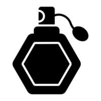 parfym flaska vektor design betecknar doft