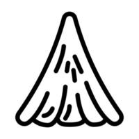 Modak Zutat Linie Symbol Vektor Illustration