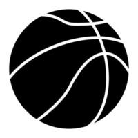 Laden Sie dieses Premium-Vektorsymbol von Basketball herunter, anpassbarer Vektor