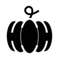 pumpa vegetabiliska glyf ikon vektor svart illustration