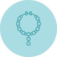 Halskette-Vektor-Symbol vektor