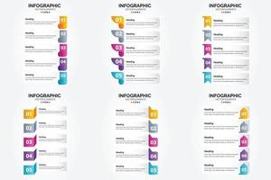 vektor illustration infographics platt design uppsättning för reklam broschyr flygblad och tidskrift