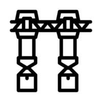 herstellung transport symbol vektor umriss illustration