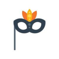 Event-Management-Maskensymbol flacher Vektor. Zeitmanager vektor