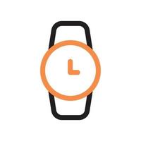 Smartwatch-Symbol zweifarbig vektor