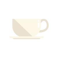 Symbol für heiße Kaffeetasse, flacher Vektor. diät ernährung vektor