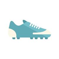 match känga ikon platt vektor. fotboll sko vektor