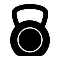 Erstaunliche Ikone der Kettlebell für den Premium-Einsatz, Gewichtung von girya vektor