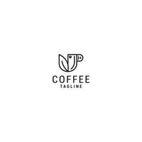 kaffeegrünes logo, das symbolvektor entwirft vektor
