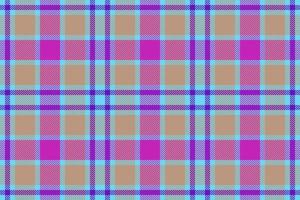 Textil mit karierter Textur. Überprüfen Sie den Hintergrundvektor. nahtloses Gewebe des Musters Tartan. vektor