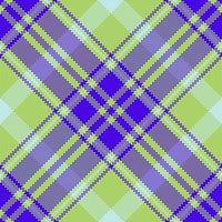 Hintergrundstoff Textil. Plaid-Vektor-Tartan. Überprüfen Sie die nahtlose Musterstruktur. vektor