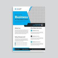 kreative Corporate Business Flyer Vorlage vektor