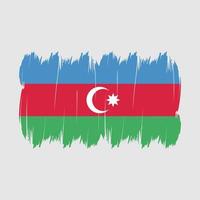 azerbajdzjans flagga borste vektor