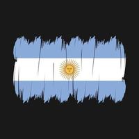Argentinien Flaggenpinsel flag vektor