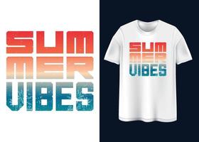 sommar vibrafon typografi t-shirt design vektor