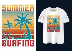 sommar vibrafon typografi t-shirt design vektor