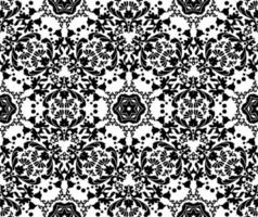 elegante vektornahtlose verzierung. reiches orientalisches Muster. Schwarz und weiß. für Textilien, Tapeten, Fliesen oder Verpackungen. vektor
