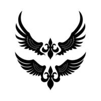 Flügel-Vektor-Design für Logo vektor