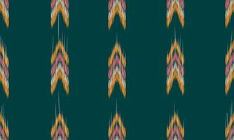 ethnischer abstrakter hintergrund. Nahtlose Stammes-, Volksstickerei, einheimischer Ikat-Stoff. aztekischer geometrischer kunstverzierungsdruck. design für teppich, tapeten, kleidung, verpackung, textilien, gewebe, dekorativ vektor