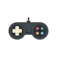 Spiel-Joystick-Symbol flacher Vektor. Gamepad-Steuerung vektor