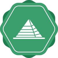 Symbol für Pyramidenvektor vektor