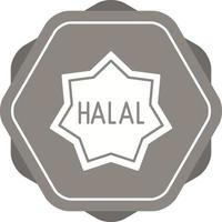 Symbol für Halal-Vektor vektor