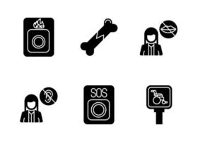 Zugänglichkeitsvektor-Icon-Set vektor