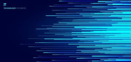 abstrakt leuchtend blau horizontale Linien Muster vektor