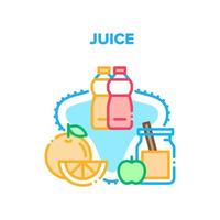 juice dryck vektor begrepp Färg illustration