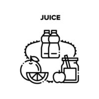 juice dryck vektor svart illustration