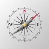Kompass Windrose Vektor. isolierte Abbildung vektor