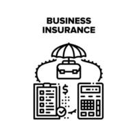 Business-Versicherung-Vektor-Konzept-Illustration vektor